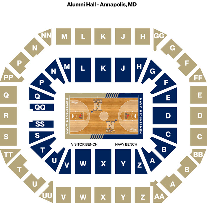 Navy Sports Online Ticket Office Online Ticket Office Seating Charts